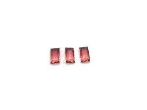 Glass Red Pillow Ring Surface 7X14Mm