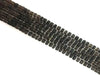 Matte Smokey Quartz Heishi 3X8-5X8Mm
