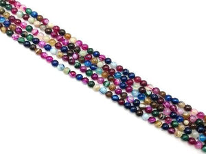 Color Sardonyx Rainbow Round Beads 14Mm