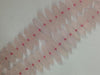 Matte Rose Quartz Super Precision Cut Faceted Stick 8X19-12X48Mm