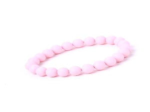 Matte Shell Pearl Baby Pink Bracelet 10Mm