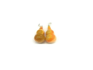 Color Agate Yellow Pendant 20X35Mm