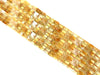 Citrine Faceted Square 12Mm
