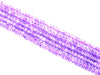 Amethyst Super Precision Cut Faceted Roundel 2X3Mm