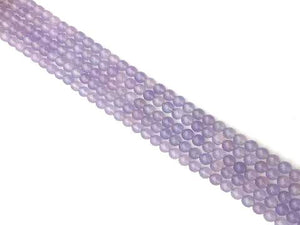 Purple Chalcedony Round Beads 8Mm