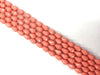 Shell Pearl Coral Faceted Teardrop 10X14Mm