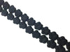 Lava Stone Black Flower 26X26Mm