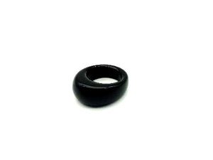 Color Agate Black Ring 9X14-10X21Mm