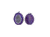 Color Agate Purple Pendant 40X50-45X60Mm