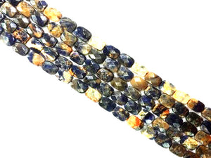 Red Line Sodalite Faceted Pillow 13X18Mm