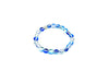 Candy Color Glass Shamballa Blue Bracelet 8Mm
