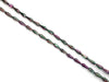 Glass Purple Green Faceted Teardrop 6X14Mm