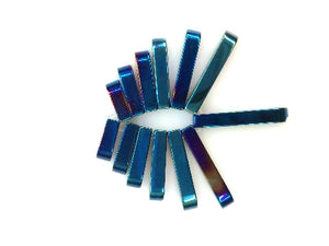 Coated Hematite Blue Stick 6X9-6X22Mm