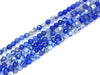 Color Blue Fire Agate Faceted Rounds 6Mm