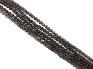 Lava Stone Ab Tan Round Beads 10Mm
