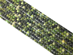 Chrysophase Chinesee Round Beads 4Mm