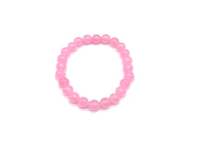 Color Jade Pink Bracelet 8Mm