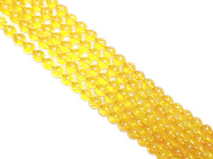 Color Crystal Quartz Citrine Round Beads 6Mm