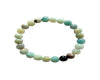Black Cloudy Amazonite Bracelet 6Mm