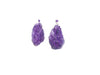Color Agate Purple Pendant 40X55-48X65Mm