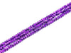 Thunder Polish Glass Crystal Purple Faceted Roundel 3X4Mm