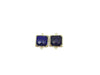 Lapis Gold Edge Pendant Square 14Mm