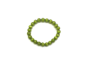 Artificial Opal Green Bracelet 8Mm