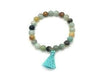 Amazonite Tassel Bracelet 8Mm