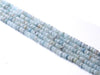 Aquamarine Faceted Roundel 4X6Mm