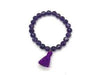 Amethyst Tassel Bracelet 8Mm