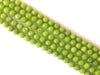 Color Jade Green Faceted Rounds 10Mm