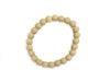 Matte Heat Coloring Shell Pearl Cracker Khaki Bracelet 8Mm