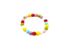 Color Crack Crystal Shamballa Rainbow Bracelet 8Mm