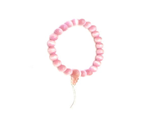 Synthetic Opal Pink Mala Bracelet Bracelet 8Mm