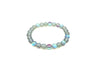 Matte Candy Color Glass Gray Bracelet 8Mm