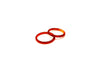 Color Agate Red Ring Faceted 2.5Mm