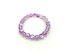 Candy Color Glass Lilac Bracelet 8Mm