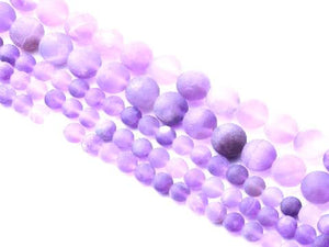 Matte Amethyst Ab Light Color Round Beads 12Mm