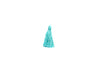 Elastic Tassels Aqua Blue 52 Nylon Tassel 40Mm