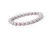 Matte Shell Pearl Light Khaki Bracelet 6Mm