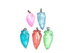 Color Crystal Quartz Pendant 40X40Mm-25X50Mm