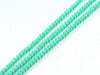 Thunder Polish Glass Crystal Blue Jade Faceted Roundel 2X3Mm