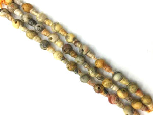 Crazy Lace Agate Guru Beads 10Mm