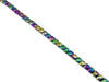 Hematite Rainbow Faceted Square 10Mm
