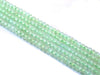 Prehnite Super Precision Cut Faceted Roundel 2X3-3X5Mm