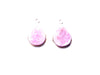 Crystal Quartz Druzy Pink Pendant(Teardrop) 12X16Mm