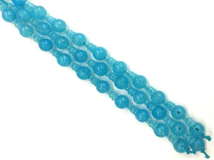 Thunder Polish Glass Crystal Blue Guru Beads 10Mm
