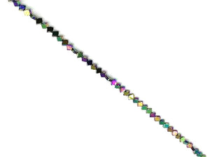 Hematite Rainbow Shombus 6X13Mm