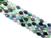 Fluorite Flat Oval 13X18Mm