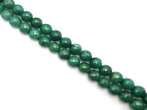 Color Sardonyx Green Faceted Rounds 18Mm